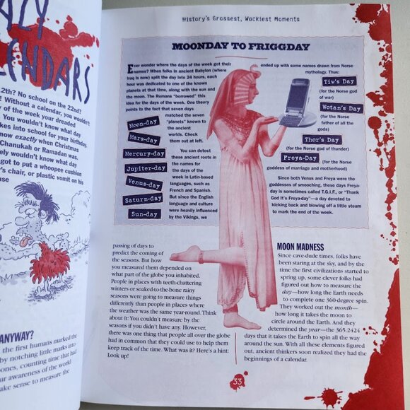 Oh Yikes Histoy's Grossest, Wackiest Moment's Trivia History Book 9780761136842 - Picture 11 of 16